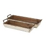 Cheung's Weston Set of 2 Tapered Wood Crates - 2 of 4