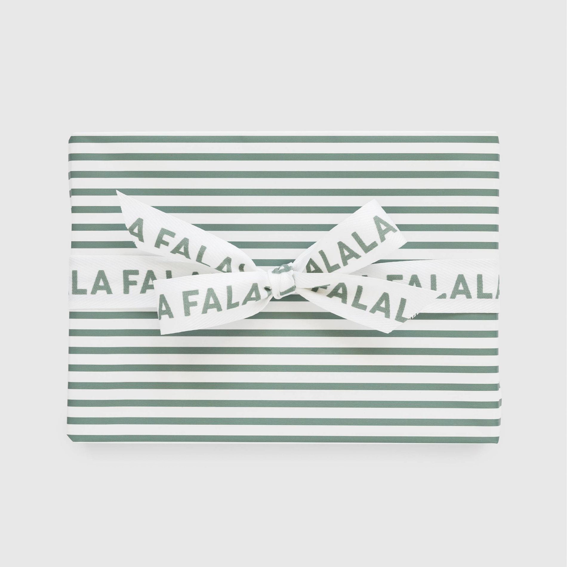 Dark Green and White Pinstripe Gift Wrap, Single Roll - Sugar Paper™ + Target