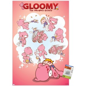 Trends International Gloomy Bear - Dreaming Unframed Wall Poster Prints - 1 of 4