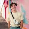 Dalix Fanny Pack w/ 3 Pockets Traveling Concealment Pouch Airport Money Bag - 3 of 4