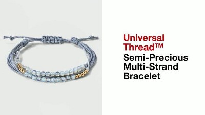 Metal Multi-Strand Bracelet Set 5pc - Universal Thread™ Gold