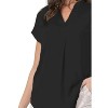 Women's CAP SLEEVE AIRFLOW BLOUSE - Renuar - 2 of 2