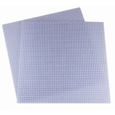 Strictly Briks Classic Baseplates, For Building Bricks, Bases for Tables, Mats, and More, Clear, 2 Pack, 16x16 Inches