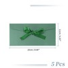 Unique Bargains Bow Tie Design Invitation Envelopes for Greeting Cards Wedding Birthday Christmas 5 Pcs - 2 of 4