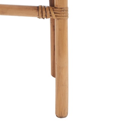 Honey Brown Wash Rattan Accent Chair Set, Sustainably Sourced