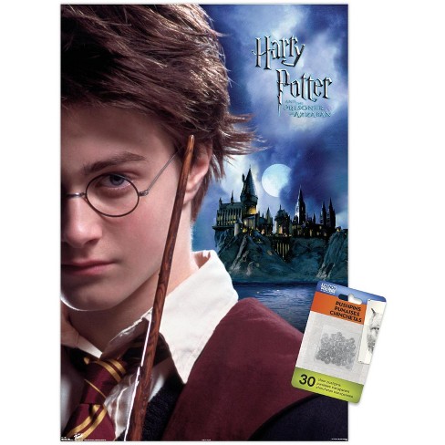 Trends International Harry Potter - Slytherin Crest Magic Framed Wall  Poster Prints Black Framed Version 14.725 x 22.375