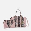 MKF Collection Addison Snake Embossed Women’s Tote Bag with matching Wristlet Pouch by Mia K - 2 of 3