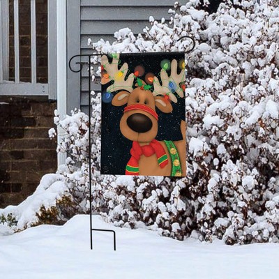 Briarwood Lane Reindeer in Lights Christmas Garden Flag