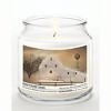 Courtside Market White Barn Holiday Snickerdoodle 12.8oz Soy Wax Candle Glass Jar with Brushed Silver Metal Lid - 2 of 3