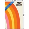 Trends International Hey Happy - Stay Groovy Unframed Wall Poster Prints - 3 of 4