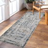 Machine Washable Area Rug Modern Abstract Non Slip Non Shedding Rug Foldable Stain Resistant Low Pile Indoor Carpet for Living Room Bedroom - 4 of 4