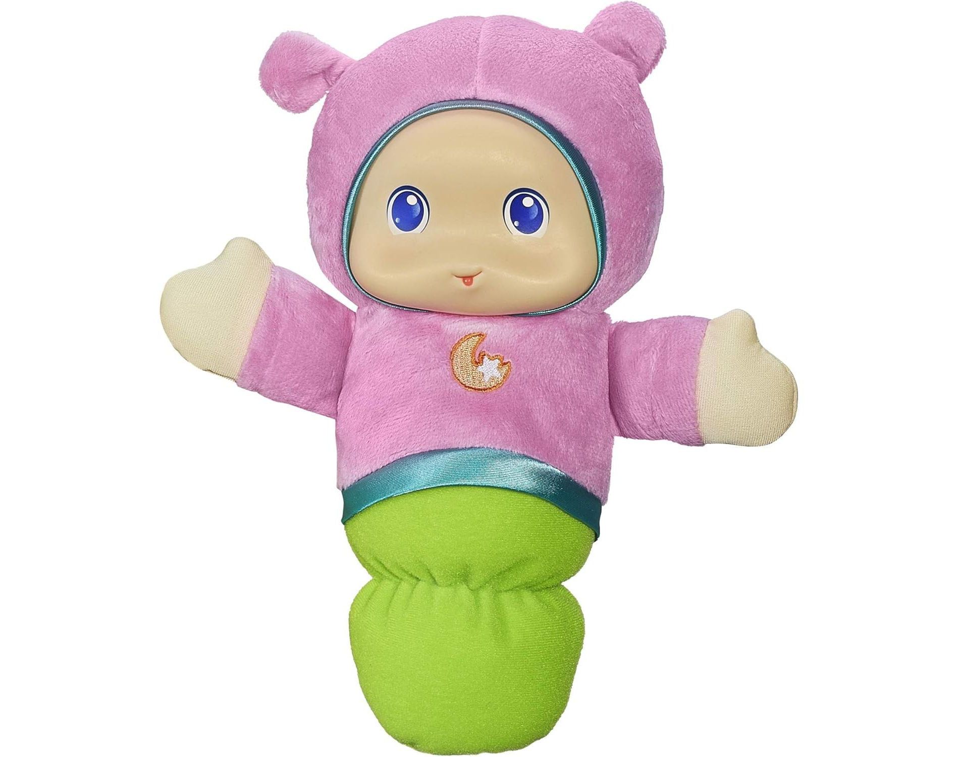 Playskool A1202F03 Glo Worm (Pink) Soft Toy for Babies with Soothing Melodies