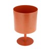 Sagebrook Home Flat Base Metal Indoor Outdoor Planter Pot with Stand Burnt Orange 8"x8"x12": Contemporary Iron Planter - 3 of 4