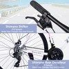 VASIP 24-Speed Hybrid Bike for Men & Women - 700C City Commuter Bicycle with Disc Brakes - Comfortable Urban Riding,Blue - 4 of 4