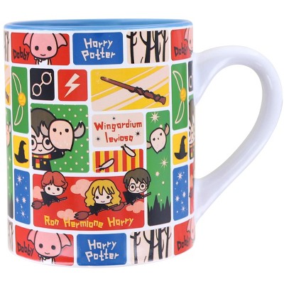 Silver Buffalo Harry Potter Chibi Characters 14 Ounce Cermaic Mug