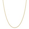 Black Bow Jewelry 1.5mm, 14k Yellow Gold, Solid Parisian Wheat Chain Necklace - 3 of 4