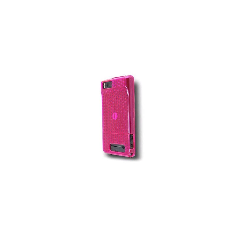 OEM Verizon High Gloss Silicone Case for Motorola Droid X MB810 (Pink) (Bulk Packaging), 1 of 2