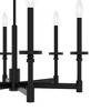 Hunter Fans 27" Briargrove Ceiling Light Matte Black Finish - Elegant 6-Bulb Chandelier for Indoor Spaces - 2 of 4