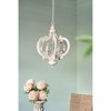 VYNXARIA 6-Light Beige French Country Ceiling Lights, Farmhouse Pendant Chandelier with Adjustable Chain for Kitchen & Entryway - 3 of 4