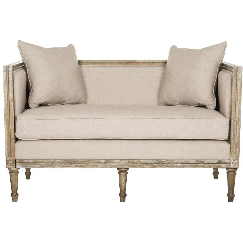 Leandra Rustic French Country Settee  - Safavieh, 1 of 7