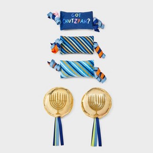Hanukkah Candies Cat Plush Toy Set - 5pk - Boots & Barkley™ - 1 of 3