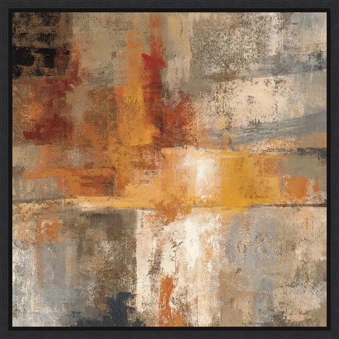 Amanti Art Silver and Amber Crop by Silvia Vassileva Framed Canvas Wall Art - image 1 of 4