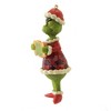 Jim Shore 5.0 Inch Beware A Grinch Lives Here Ornament Christmas Tree Ornaments - 3 of 3