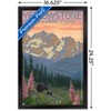 Trends International Lantern Press - Yellowstone Spring Flowers Framed Wall Poster Prints - 3 of 4