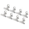 Unique Bargains Durable Metal Silver Compact Lightweight Office Binder Clip 1.2 Inch Silver 10 Pcs - 4 of 4