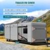 Garvee RV Cover, Heavy Duty RV Travel Trailer Cover, Windproof Waterproof Non-Woven Fabrics Camper Cover Grey - 2 of 4