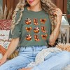 Simply Sage Market Women's Coquette Pumpkin and Cowboy Boots Short Sleeve Garment Dyed Tee - 2 of 4