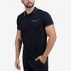 CULTURA Men's Short Sleeves 100% Cotton Polo With Jaquard Rib And Chest Rib Pocket - 4 of 4