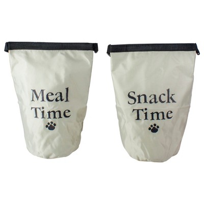 Northlight Set of 2 Portable Pet Snack and Food Treat Pouch Bags