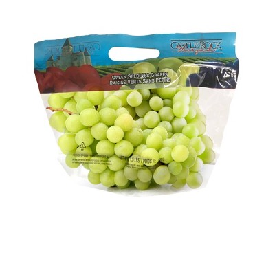 Extra Large Green Seedless Grapes - 1.5lb Bag