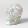 10" Large Plated Skull Halloween Decorative Prop - Hyde and EEK! Boutique™ - 3 of 3