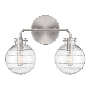 Savoy House Mason 2 - Light Vanity in  Satin Nickel - 1 of 4