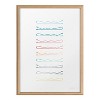 18" x 24" Blake Colorful Bobby Pins Framed Printed Glass Natural: Modern Wall Art Decor - Kate & Laurel All Things Decor - image 2 of 4