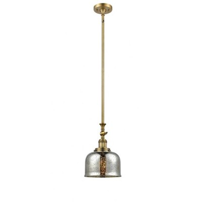 Bell - 1 Light Stem Hung Tiltable Mini Pendant In Industrial Style-14 Inches Tall and 8 Inches Wide