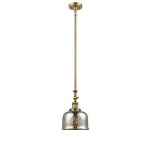 Bell - 1 Light Stem Hung Tiltable Mini Pendant In Industrial Style-14 Inches Tall and 8 Inches Wide - 1 of 1
