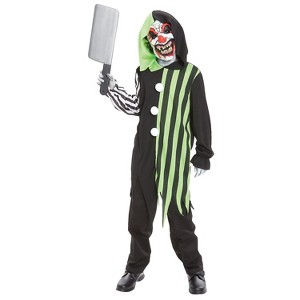 Seasonal Visions Kids' Clown Costume - 10-12 - Black - 1 of 1