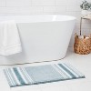 20x34 Fine Chenille Memory Foam Bath Rug Light Gray - Threshold™