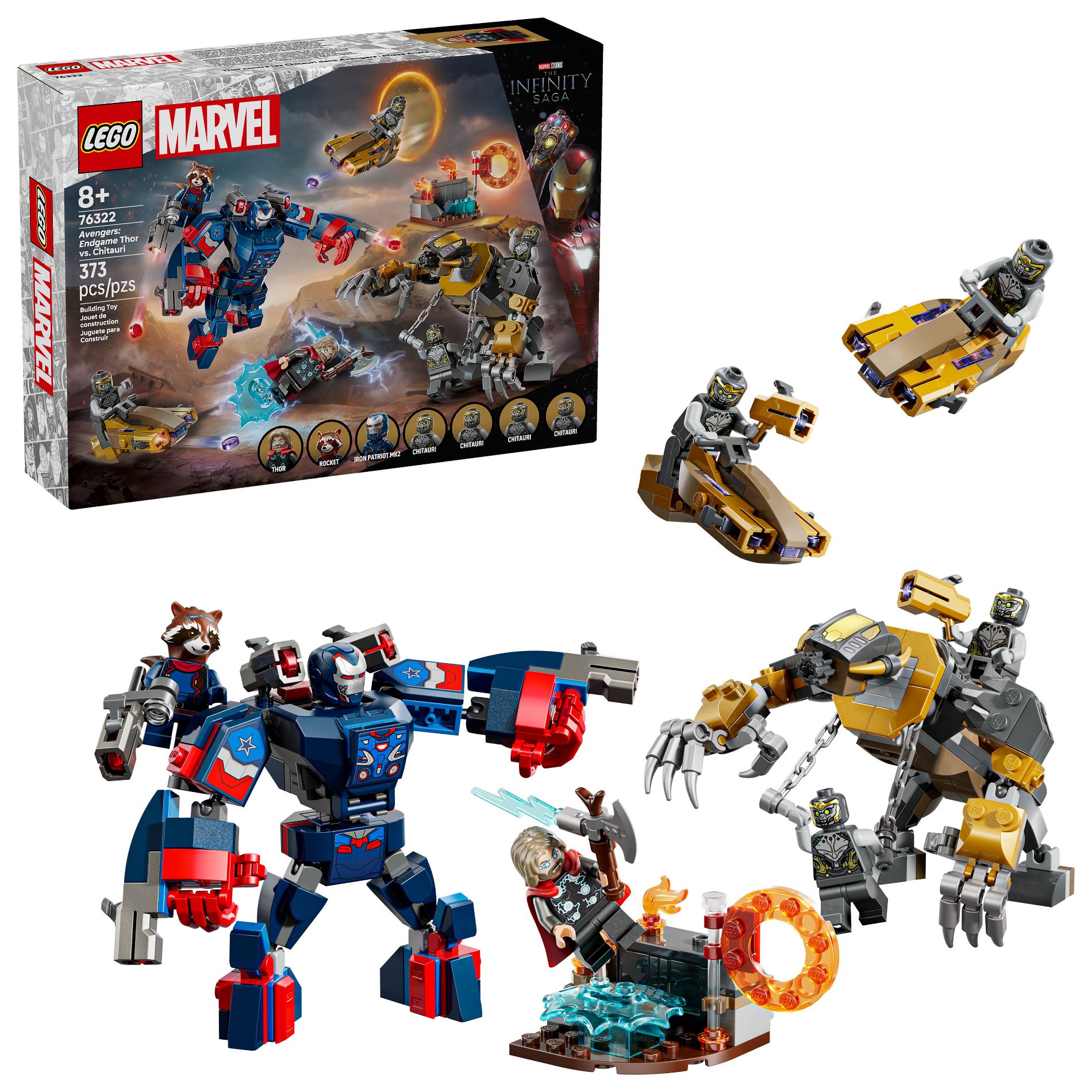 LEGO Marvel Avengers: Endgame Thor vs Chitauri 76322