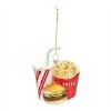 Glass Burger and Fries Meal Ornament (Set of 4) - 3 of 4