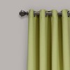 Set of 2 Insulated Grommet Top Blackout Curtain Panels - Lush Décor - 2 of 4