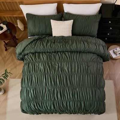 Ruffle Comforter Set – Soft Breathable 3-Piece Bedding, Romantic Farmhouse Cottage Style