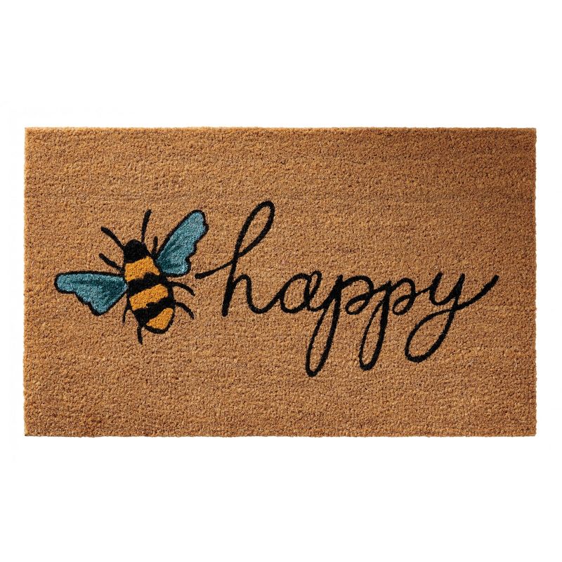 Nourison Casa Bella NC461 Bee Happy Door Mat - Multicolor 1'6"X2'6", 1 of 3