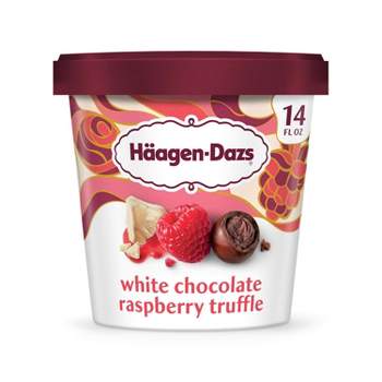Haagen-Dazs White Chocolate Raspberry Truffle Ice Cream - 14oz