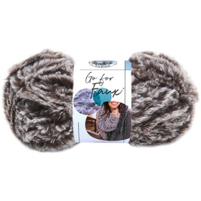 Lion Brand Go For Faux Yarn-Bear