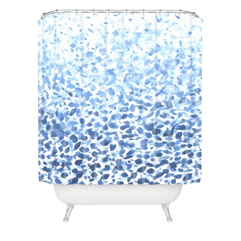 Orara Studio Pastel Striped Shower Curtain Blue - Deny Designs, 1 of 5