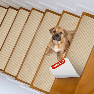 MBIGM Striped Indoor & Outdoor Non-Slip Stair Treads